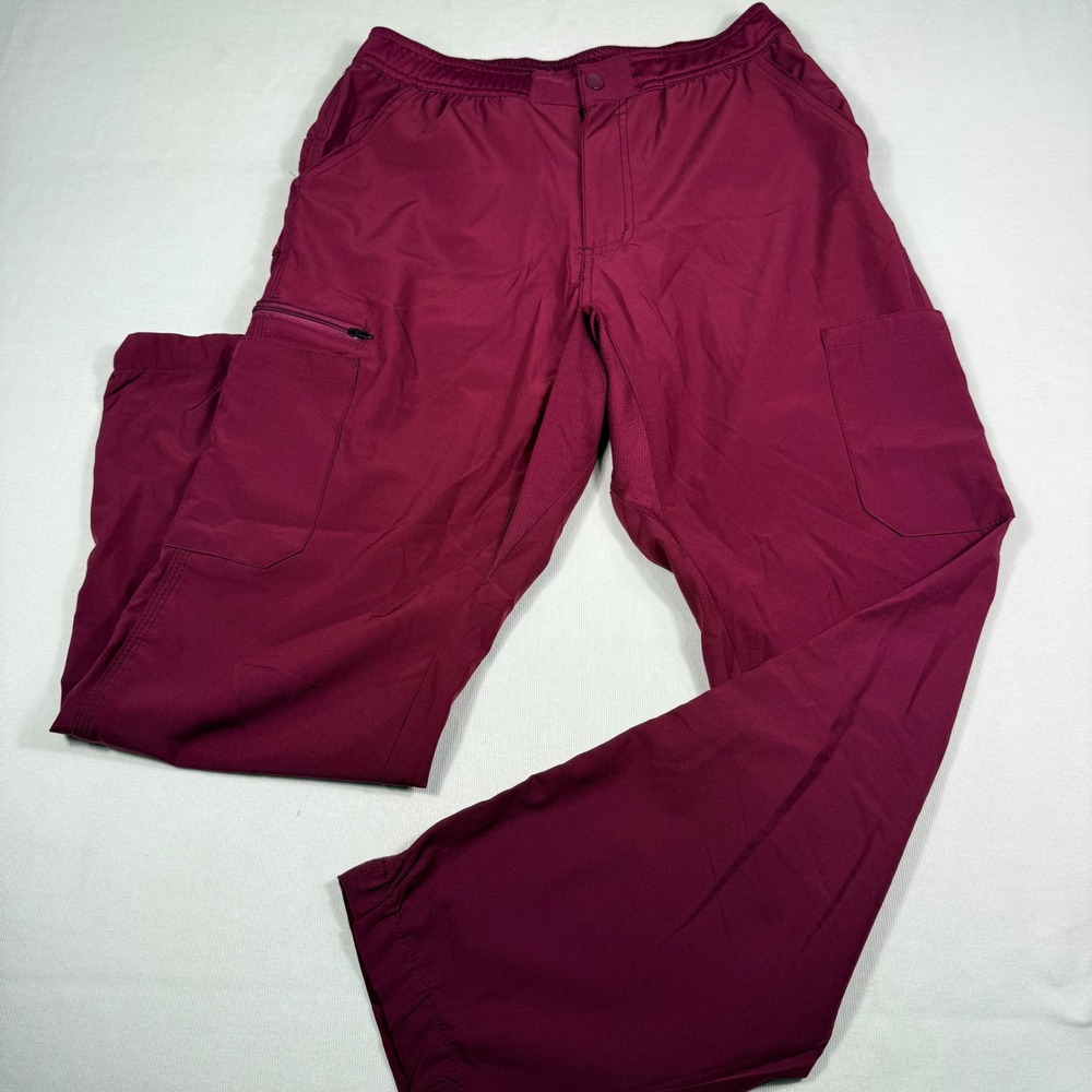Splash Cargo Pants S Burgundy Water Resistant Stretch Outdoor Hiking A3901S